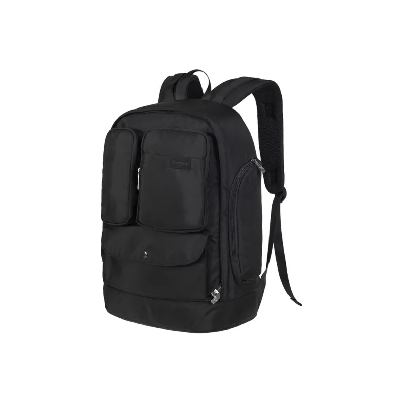 COWBONE Nylon Fabric Backpack Medium Size Unisex Red/Black/Blue-9