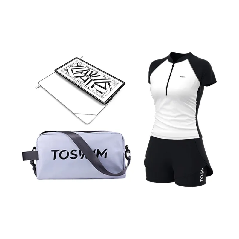TOSWIM Swimming Sets Polyamide Elastane Beach Vacation Hot Spring Play Water Swim Women's S M L XL 2XL-1