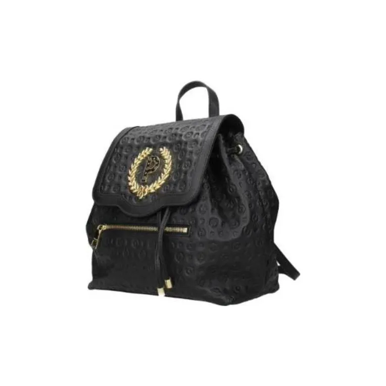 Pollini Leather Backpack Women's Black-1