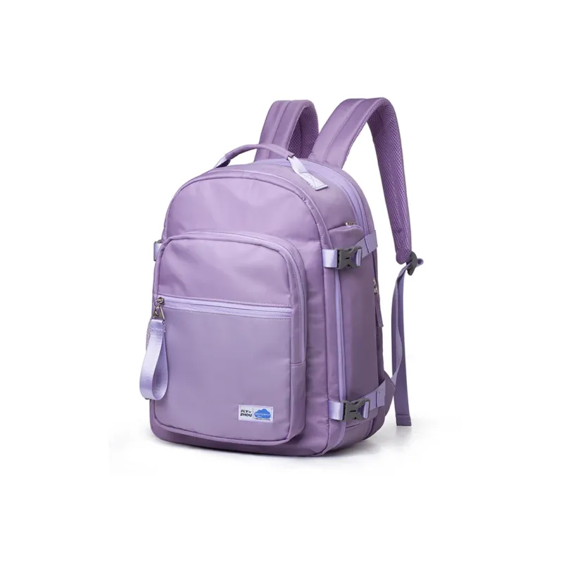 COWBONE Nylon Backpack Medium Size Unisex Grass Green/Beige/Internet Famous Purple/Cool Black-19