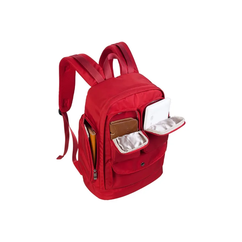 COWBONE Nylon Fabric Backpack Medium Size Unisex Red/Black/Blue-4