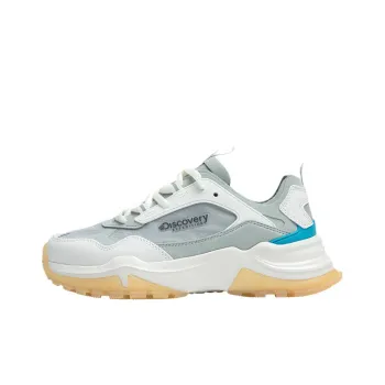 Discovery Expedition Non-slip Lightweight Low-Top Casual Shoes Men's Gray White