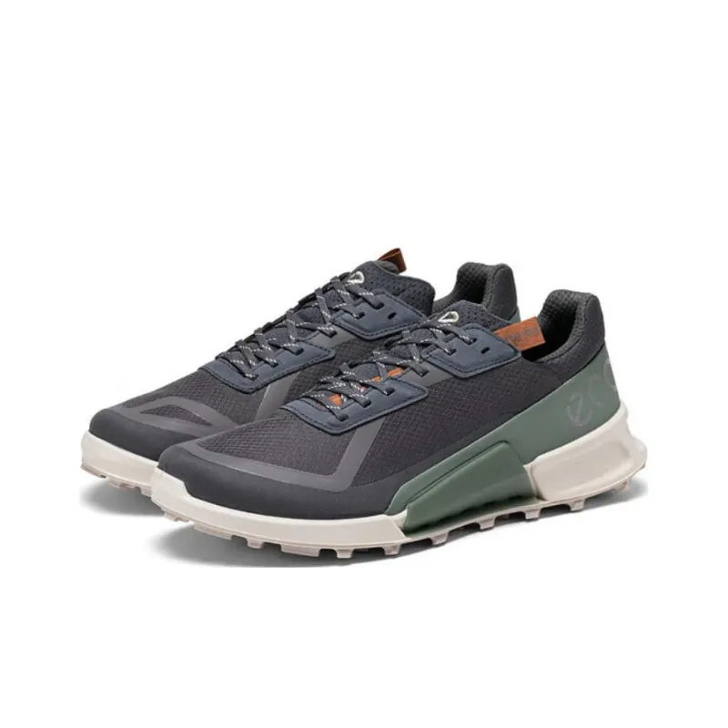 Ecco Step 2.1 Series Low Top Sports Casual Shoes Men's Magnet Gray-3