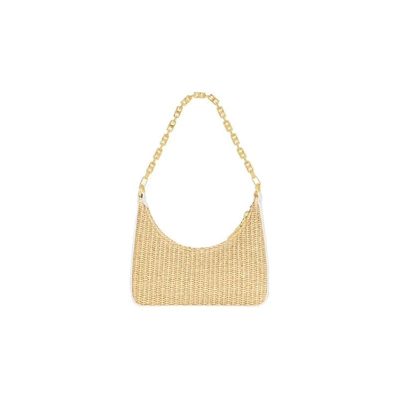 GIVENCHY Cut out Cow Leather Portable Crossbody Bag, Shoulder Bag Women's Natural-2