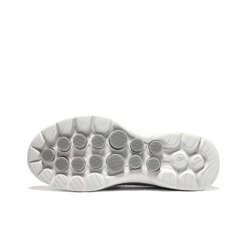 Skechers Go Walk 6 Shoes 'Grey White' Women's-3