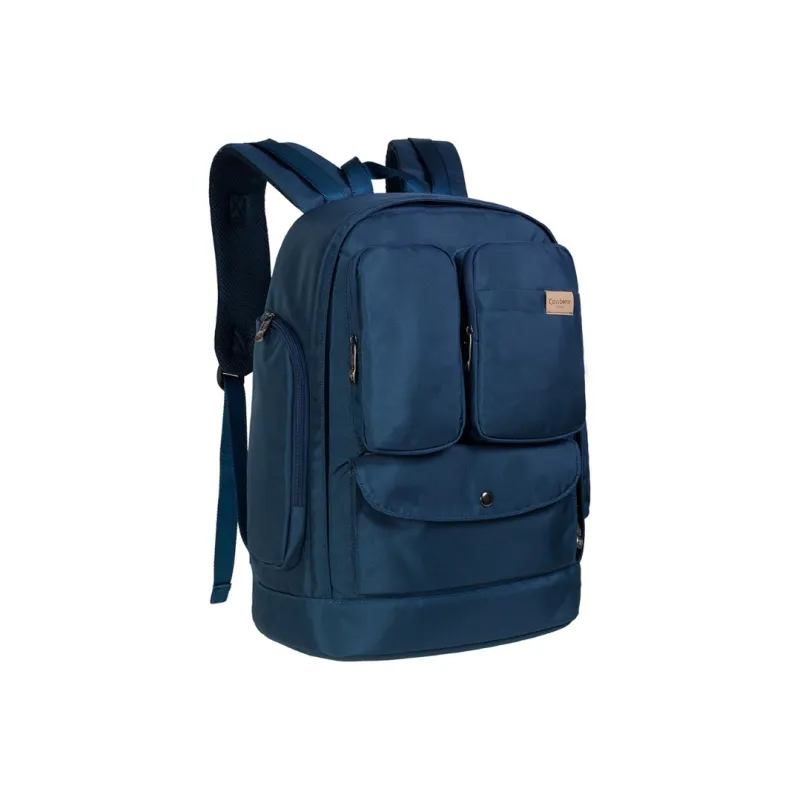 COWBONE Nylon Fabric Backpack Medium Size Unisex Red/Black/Blue-12