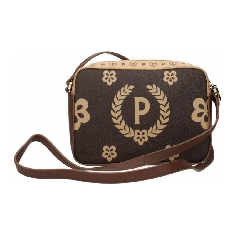 Pollini Polyvinyl Chloride Camera Bag, Crossbody Bag, Shoulder Bag Women's Brown-2
