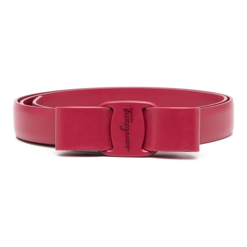 Ferragamo Leather Belts Women's Pink-0