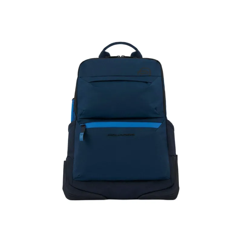 PIQUADRO Fabric Backpack Regular Unisex Blue-0