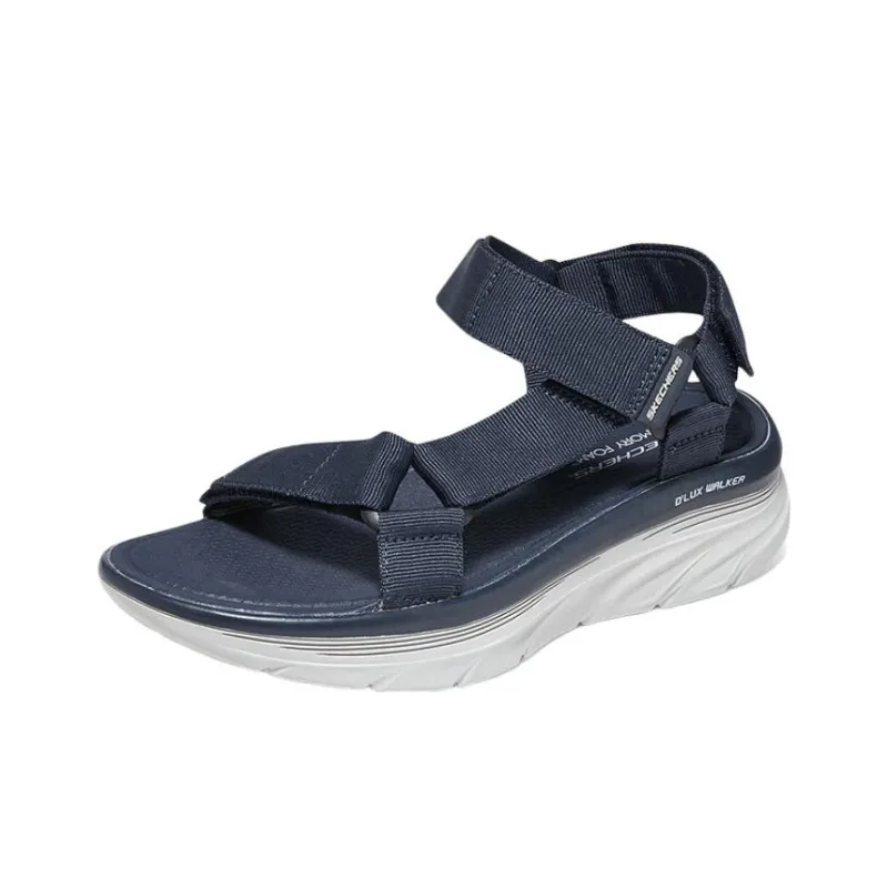 Skechers D'lux Walker Beach Sandals Men's Blue White-2