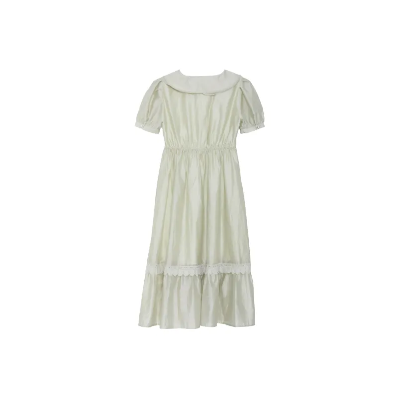 Fstudio Short Sleeved Dresses Women's Green-1