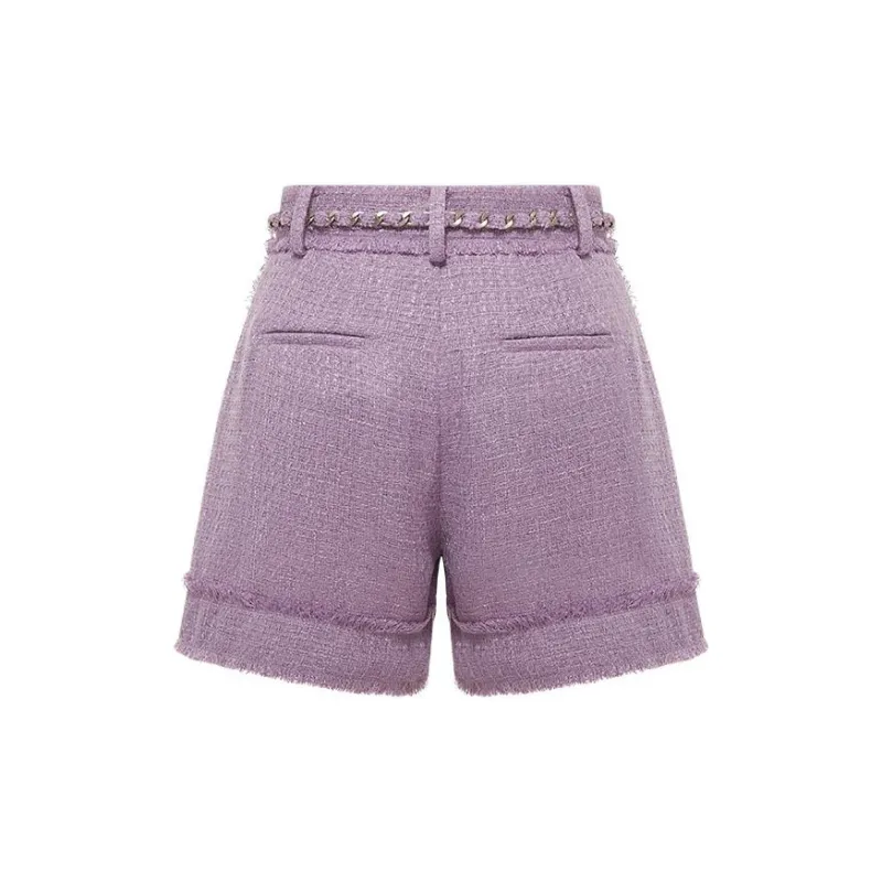 D'zzit SS23 Casual Shorts Women's Purple-1