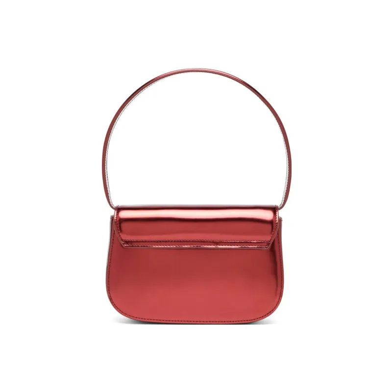 DIESEL Cow Leather 1DR Bag Crossbody Bag Shoulder Bag Women's Red-3