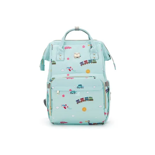 QING QI ZHE Backpacks Light Blue [Thoughtful Compartment+Waterproof]