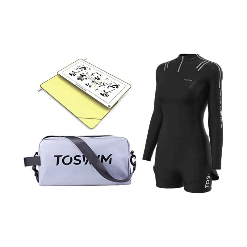 TOSWIM Swimming Sets Polyamide Elastane Seaside Vacation Hot Spring Water Play Women's S M L XL 2XL 3XL-2