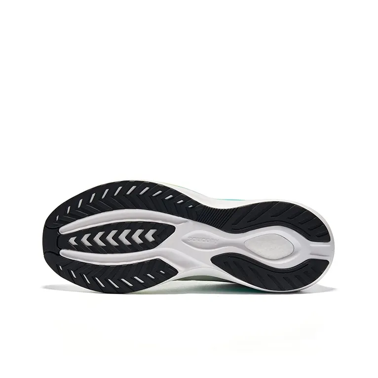Saucony Phoenix Inferno 3 Anti Slip Wear Resistant Low Top Running Shoes Men's White Green-4