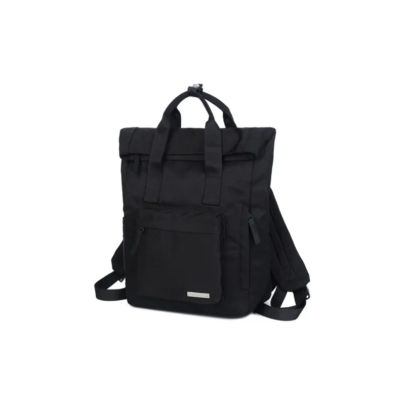 COWBONE Nylon Travel Bags Laptop Bags Backpack Medium Size Unisex Red/Black-7