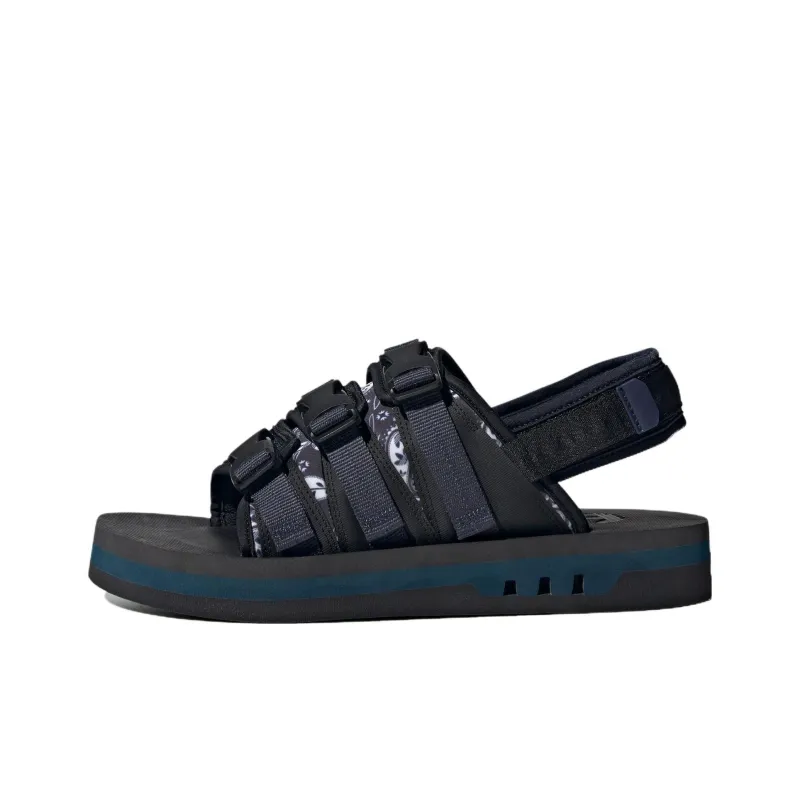 Adidas Originals AdiSTRP Sandals 'Black Grey Blue'-0