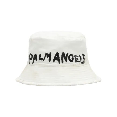 PALM ANGELS Bucket Hats Men White