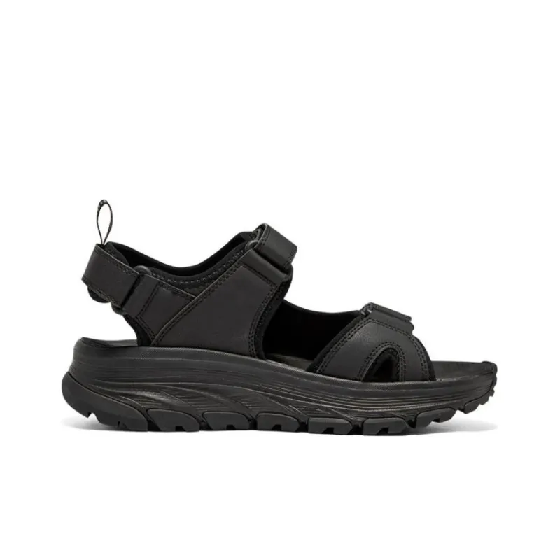 Skechers D'Lux Trekker Sandal Sports Sandals Men's All Black-1