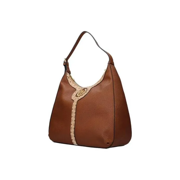 Pollini Polyurethane Shoulder Bag Regular Women's Brown-1
