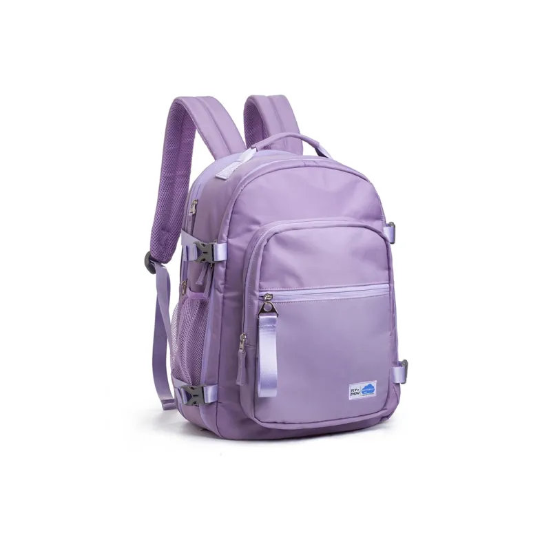 COWBONE Nylon Backpack Medium Size Unisex Grass Green/Beige/Internet Famous Purple/Cool Black-18