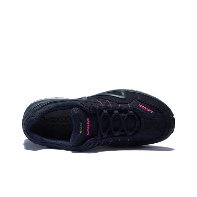 Lowa GORGON GTX Slip-Resistant Waterproof And Breathable Support Low-Top Outdoor Shoes Women's Navy Blue-2