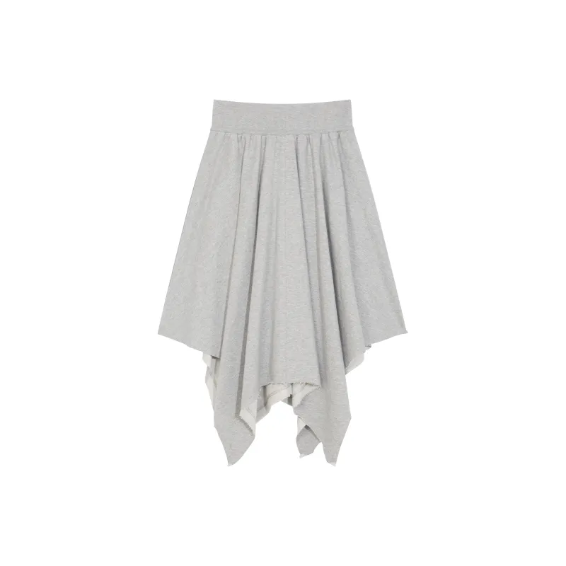 RUNTOTHEFUTURE Casual Long Skirts Women's Gray-1