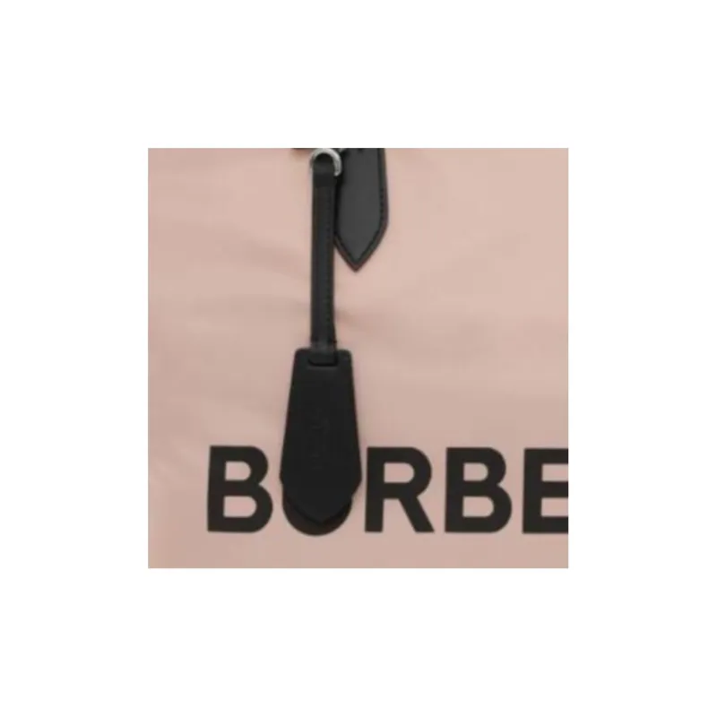 Burberry Cow Leather Tote Bag, Shopping Bag, Shoulder Bag, Handbag Tubas Women's Pink-4