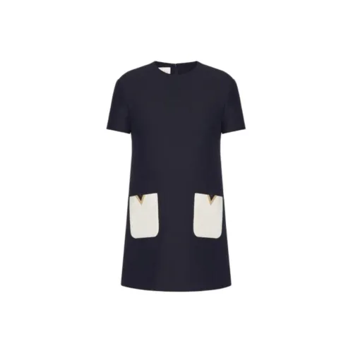 Valentino Short-Sleeved Dresses Women's Black