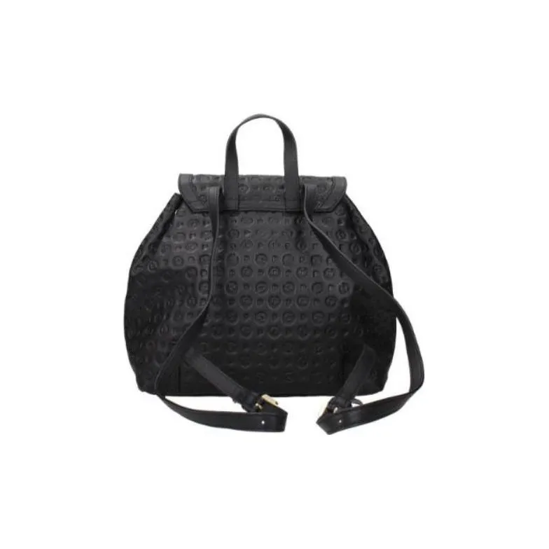 Pollini Leather Backpack Women's Black-2