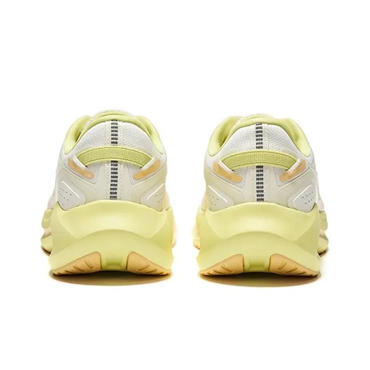 Saucony Phoenix Inferno 3 Cushioning Breathable Coverage Low Top Training Running Shoes Women's White Yellow-3