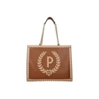 Pollini PVC Shoulder Bag Women's Brown