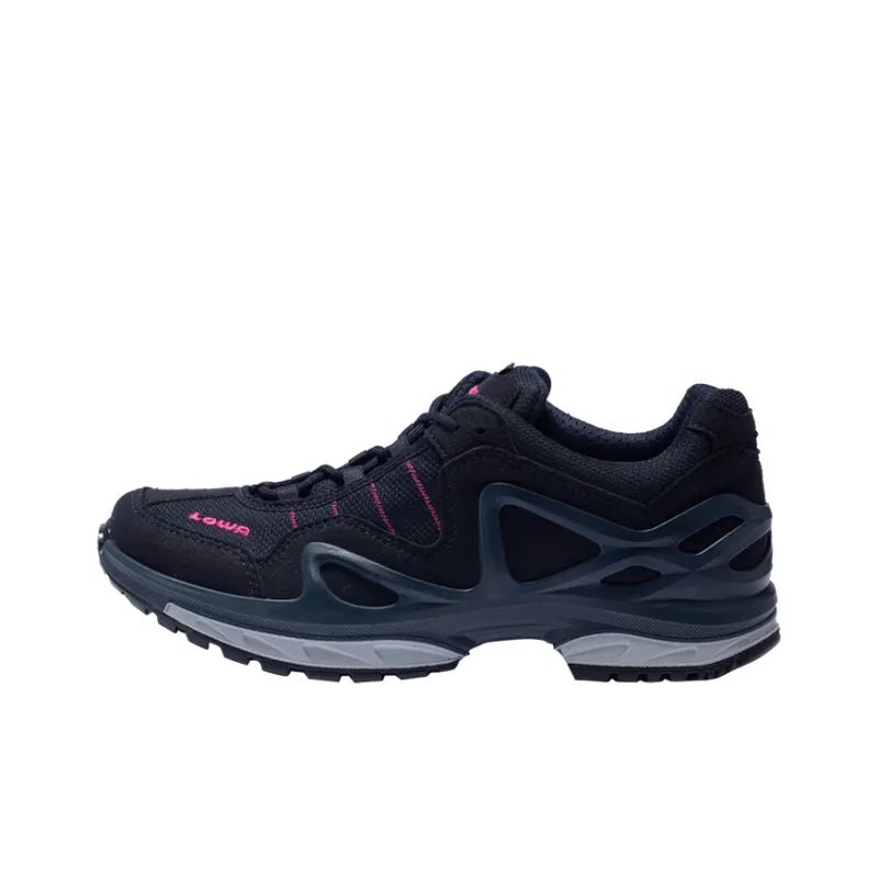 Lowa GORGON GTX Slip-Resistant Waterproof And Breathable Support Low-Top Outdoor Shoes Women's Navy Blue-0