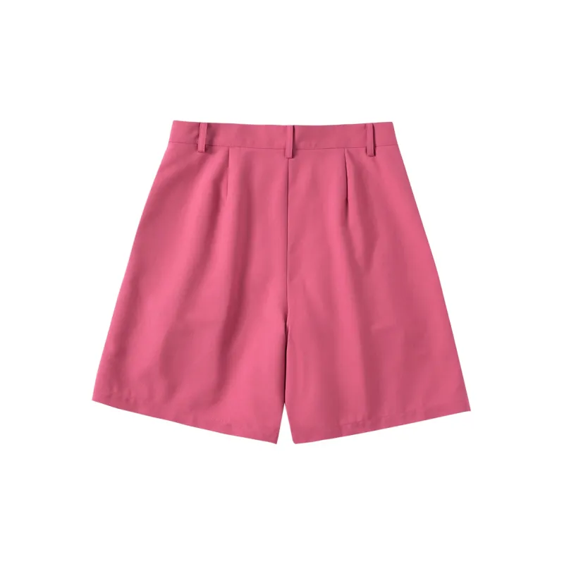 INRM Casual Shorts Women's Dark Pink-1