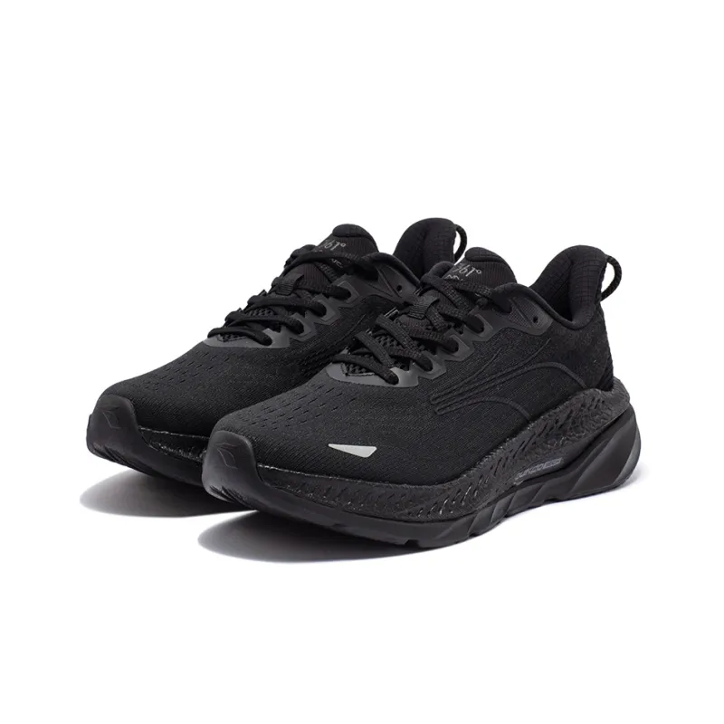 361° Red Flame 3 Anti Slip And Wear Resistant Breathable Low Top Running Shoes Men's Obsidian Black-2