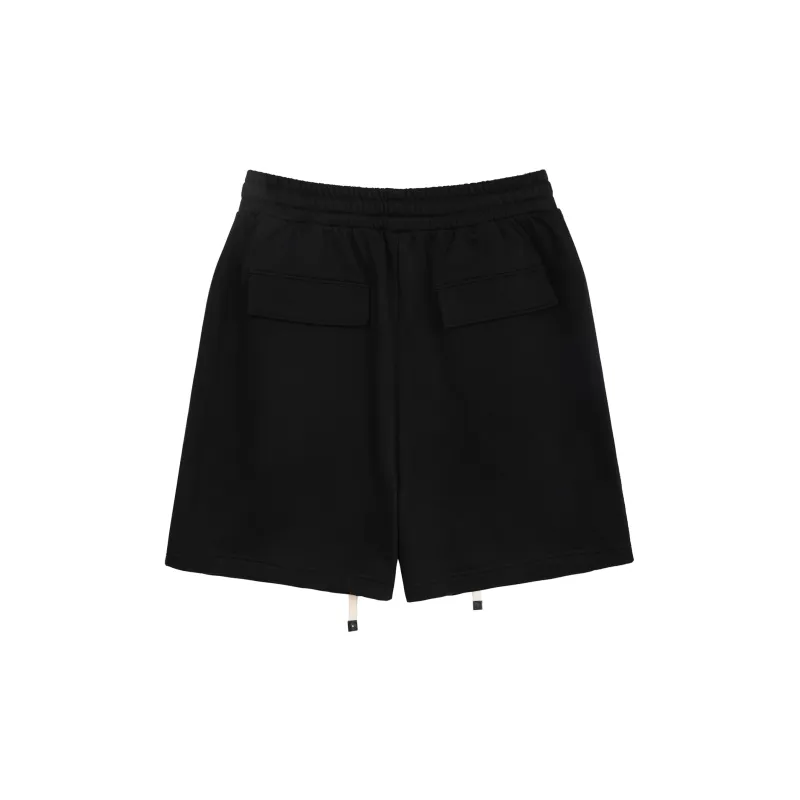 B.X Casual Shorts Unisex Black-1