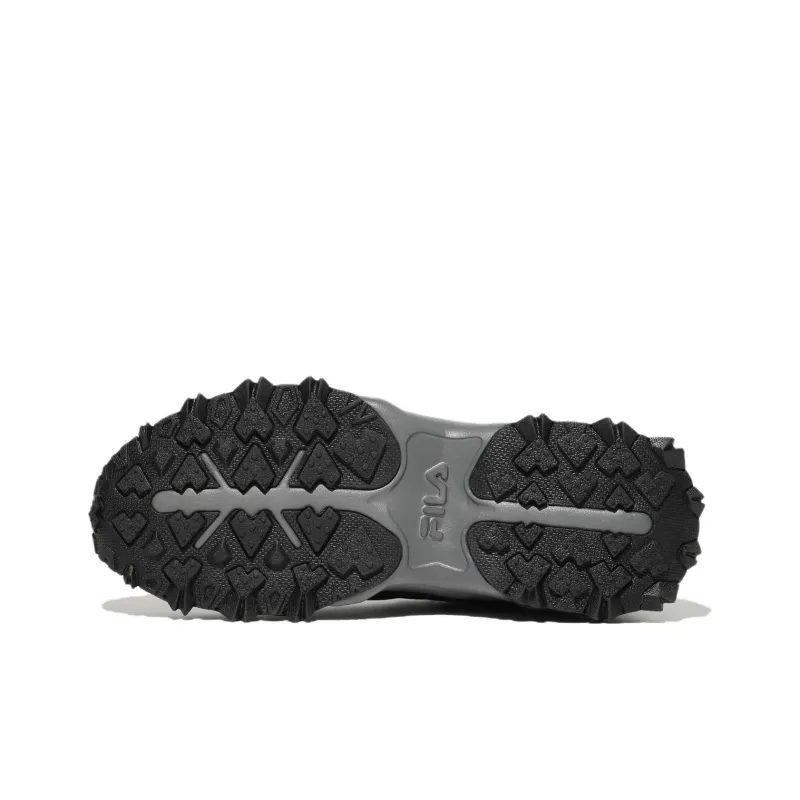 FILA Oakmont Tr Dial V2 Cushioning Anti Slip And Wear Resistant Low Top Casual Shoes Unisex Black Gray Korean Style-4