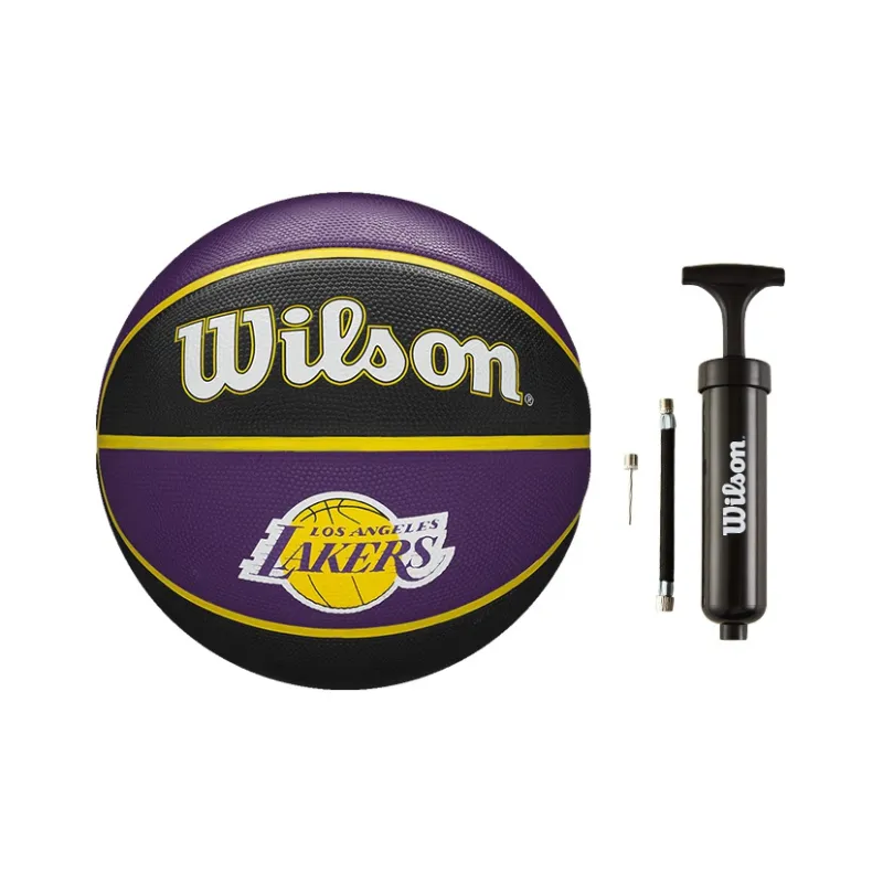 Wilson NBA Series Rubber Basketball Black Purple Size 7 Ball Training-7