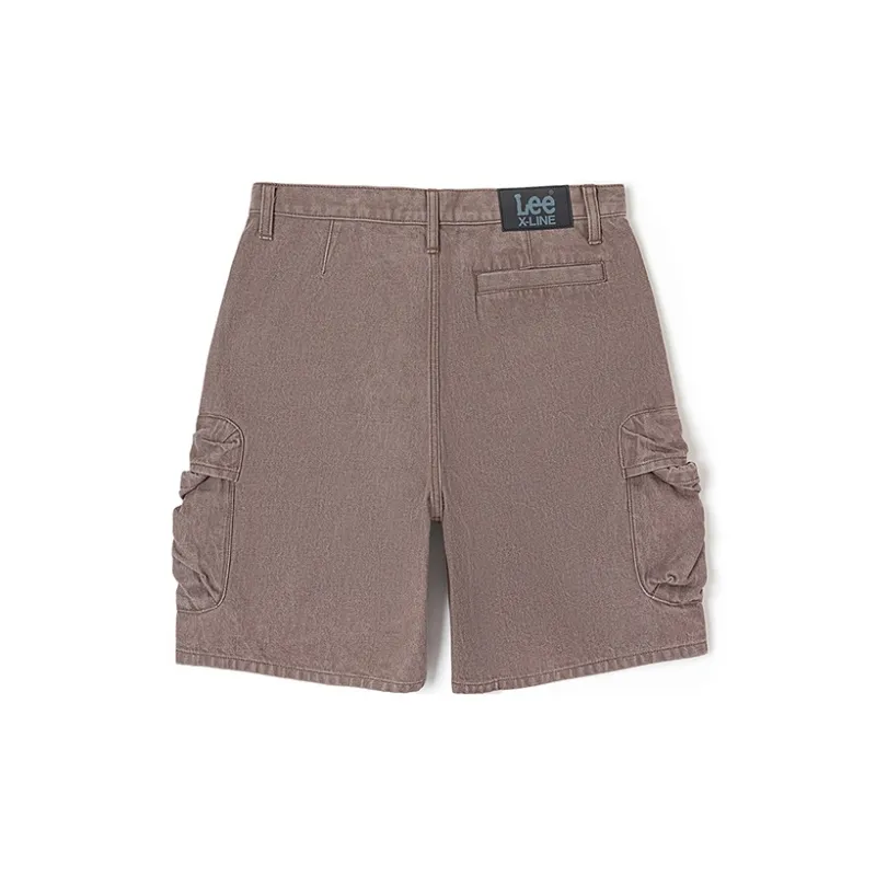 Lee Denim Shorts Men Brown-1