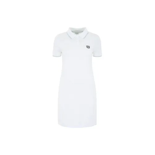 KENZO Short-Sleeved Dresses Women's White