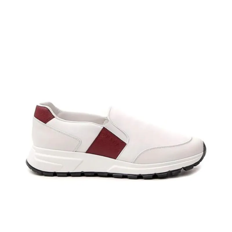 PRADA Low Top Sports Casual Shoes Men's White-1
