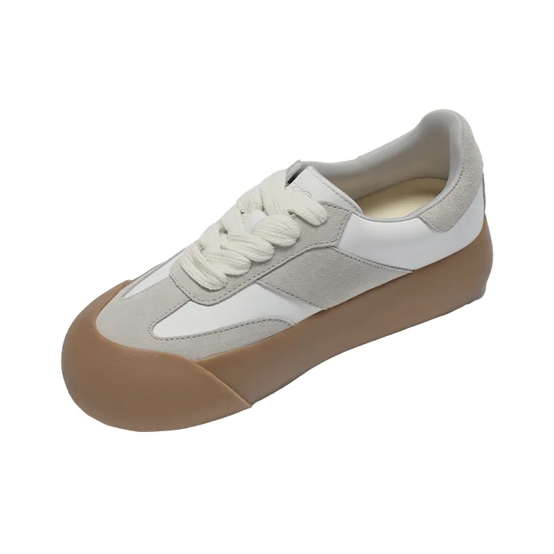 GOOD BAI DUM DUM Puff Shoes Low Top Casual Shoes Unisex Beige Gray-2