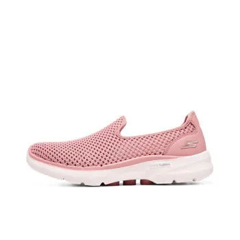 Skechers Go Walk 6 Shoes 'Pink White' Women's
