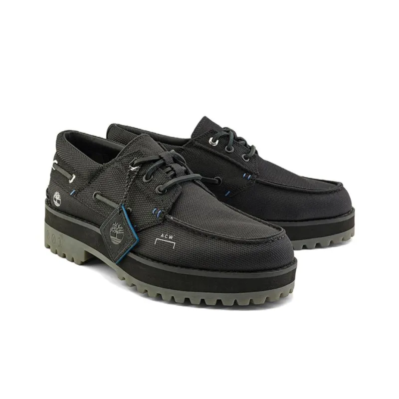 Timberland X A COLD WALL 3 Eye Lug Boat Shoe 'Black' Women's-2