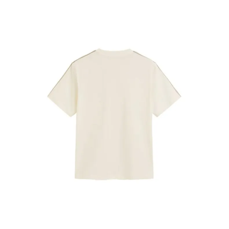 Teddy Zoo X Everlast X PEACEBIRD MEN PEACEBIRD X Teddy Bear T Shirts Men Ecru-1