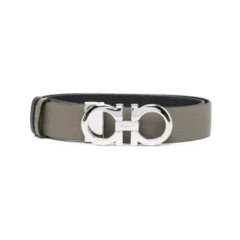 Ferragamo Leather Belts Women's Green
