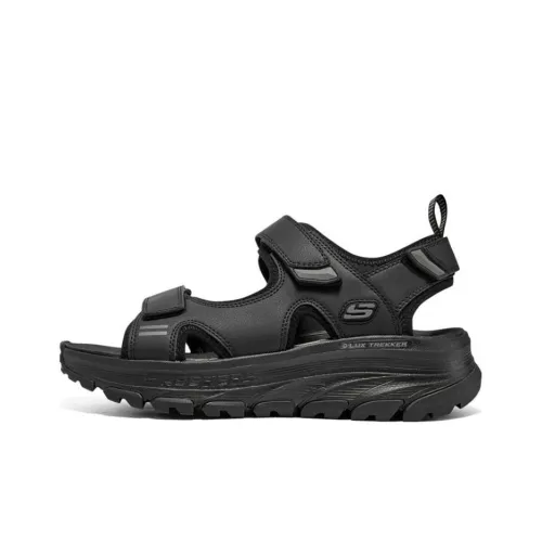 Skechers D'Lux Trekker Sandal Beach Sandals Men All Black