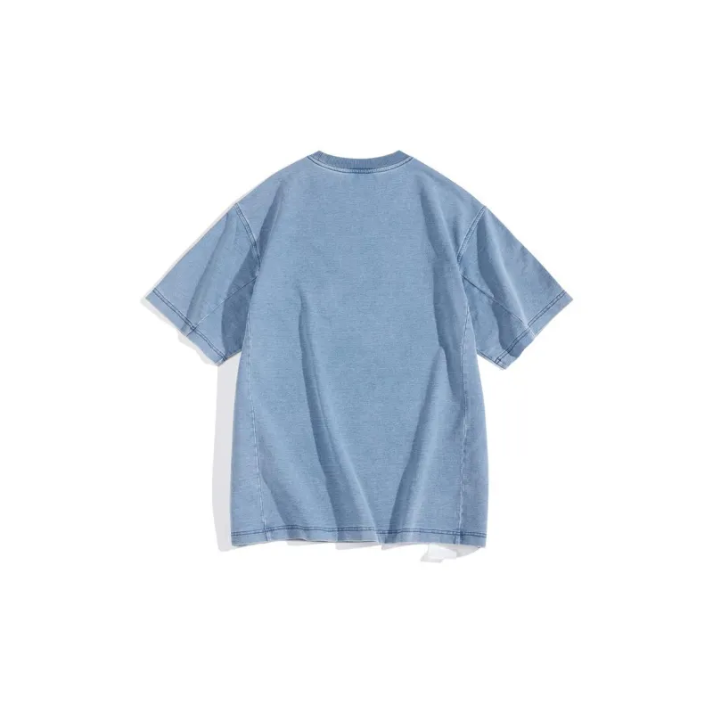 PEACEBIRD MEN T-Shirts Men Blue-1