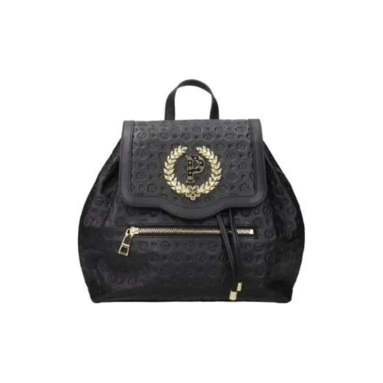 Pollini Leather Backpack Women's Black-0